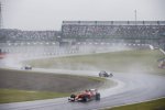 Kimi Räikkönen (Ferrari), Sergio Perez (Force India) und Daniil Kwjat (Toro Rosso) 