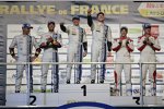 Das Podium in Frankreich