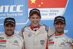 Yvan Muller , Tom Chilton und Jose-Maria Lopez