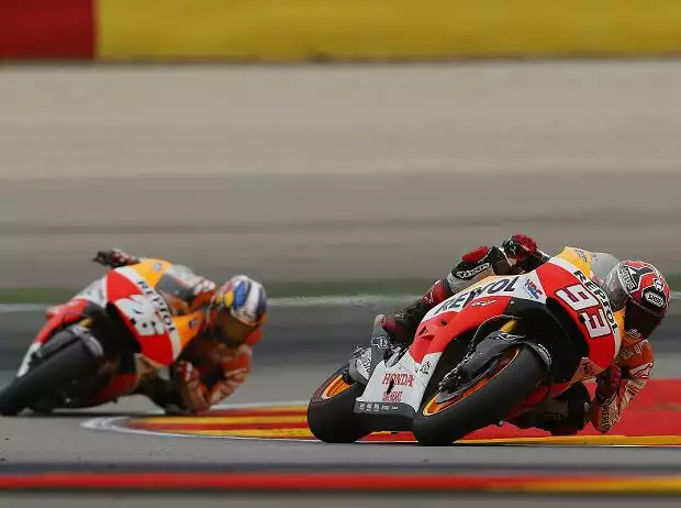 Marc Marquez, Daniel Pedrosa Titel-Bild zur News: Marc Marquez, Daniel Pedrosa