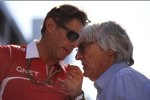 Graeme Lowdon (Marussia) und Bernie Ecclestone 