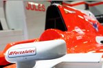 Das Auto von Jules Bianchi (Marussia) wird das Wochenende über in der Box bleiben