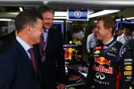 Dmitri Kosak, Vize-Ministerpräsident der Regierung der Russischen Föderation und Sebastian Vettel (Red Bull) 
