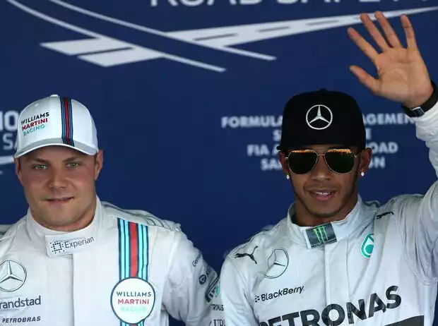 Valtteri Bottas, Lewis Hamilton Titel-Bild zur News: Valtteri Bottas, Lewis Hamilton