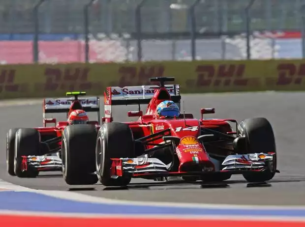 Titel-Bild zur News: Fernando Alonso, Kimi Räikkönen
