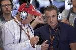 Niki Lauda und Jean Alesi 