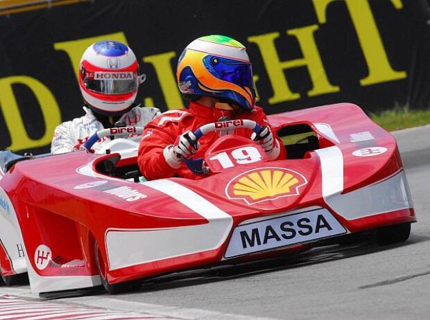 Felipe Massa, Rubens Barrichello, Kart