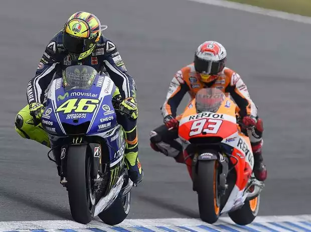 Valentino Rossi, Marc Marquez Titel-Bild zur News: Valentino Rossi, Marc Marquez