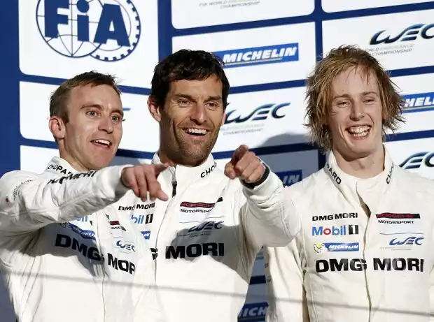 Timo Bernhard, Mark Webber Titel-Bild zur News: Timo Bernhard, Mark Webber