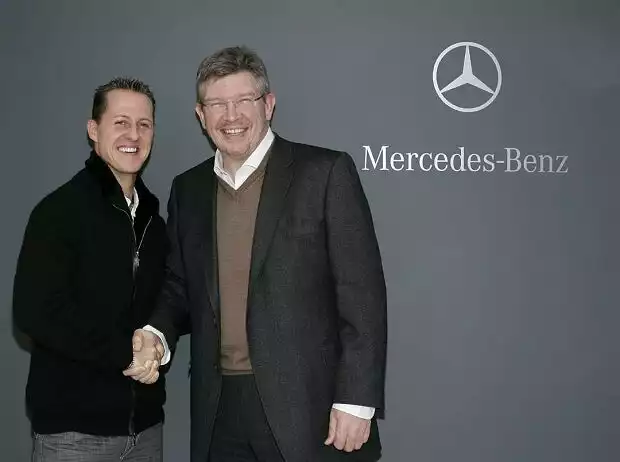 Titel-Bild zur News: Michael Schumacher, Ross Brawn