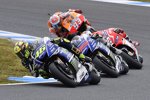 Valentino Rossi vor Jorge Lorenzo und Andrea Dovizioso 