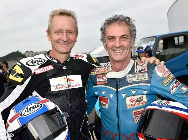 Kevin Schwantz, Franco Uncini Titel-Bild zur News: Kevin Schwantz, Franco Uncini
