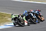 Enea Bastianini hinter Romano Fenati und Alex Rins 