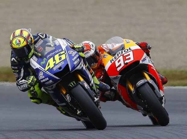 Marc Marquez, Valentino Rossi