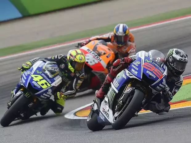 Jorge Lorenzo, Valentino Rossi Titel-Bild zur News: Jorge Lorenzo, Valentino Rossi