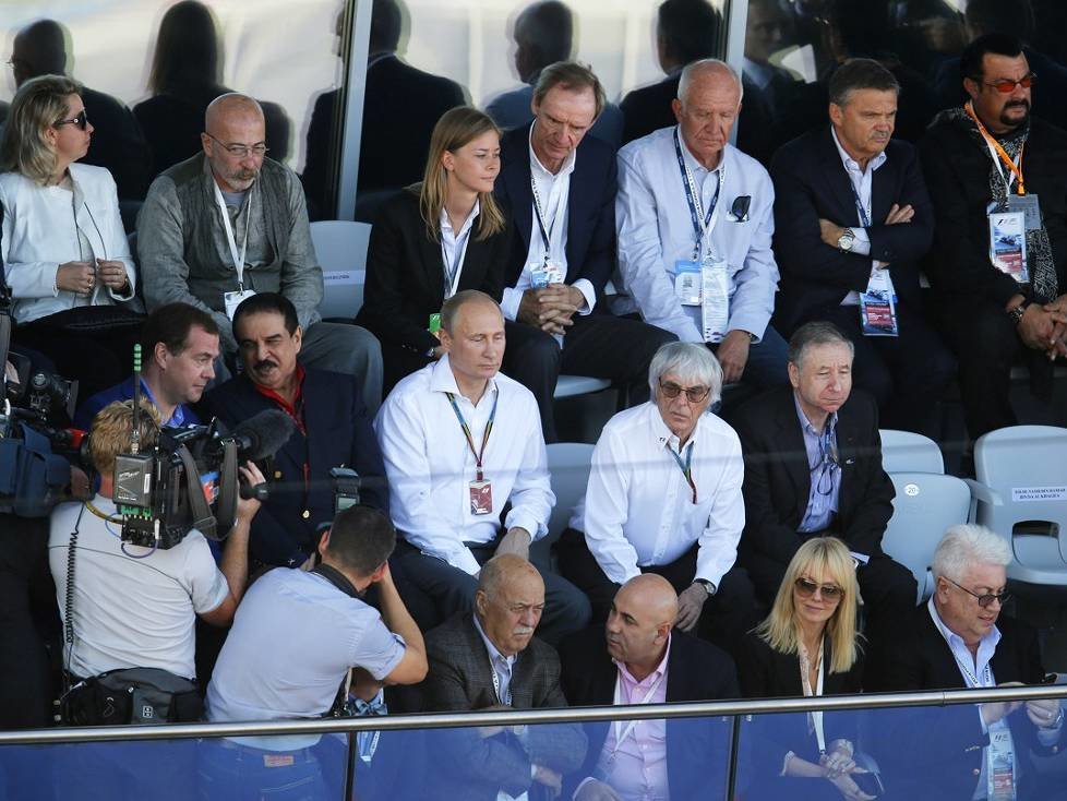 Bernie Ecclestone, Wladimir Putin, Jean Todt