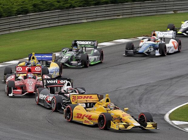 Ryan Hunter-Reay, Will Power, Scott Dixon, Marco Andretti