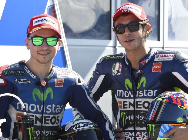 Jorge Lorenzo, Valentino Rossi