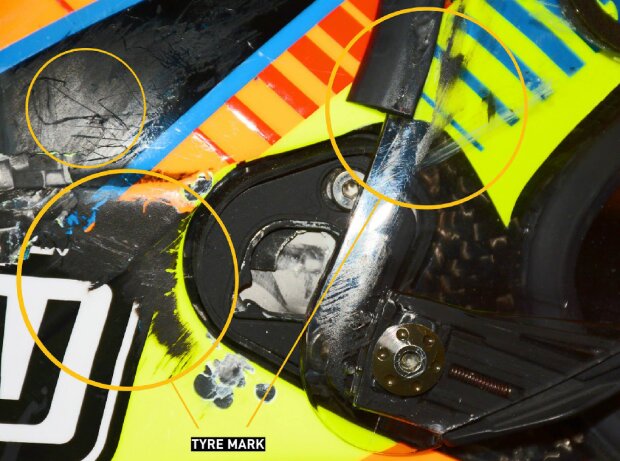 Titel-Bild zur News: AGV Helm Valentino Rossi