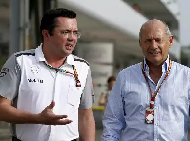 Titel-Bild zur News: Eric Boullier, Ron Dennis