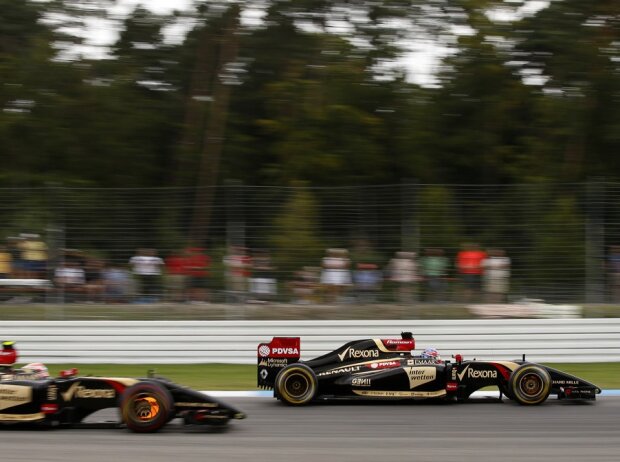 Romain Grosjean, Pastor Maldonado, Bremsscheibe Romain Grosjean, Pastor Maldonado, Bremsscheibe