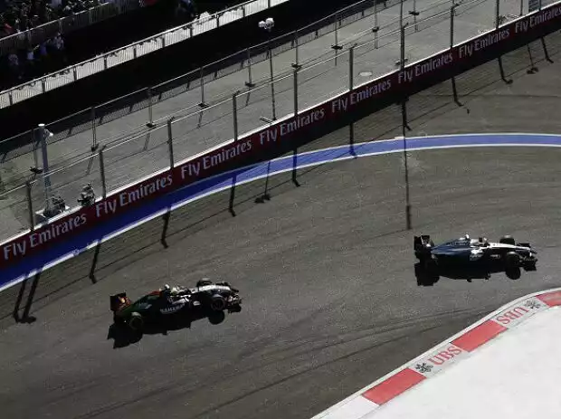 Titel-Bild zur News: Kevin Magnussen, Sergio Perez