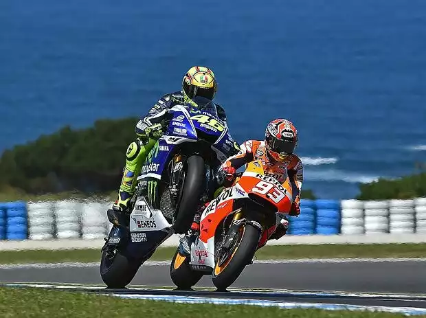 Valentino Rossi, Marc Marquez Titel-Bild zur News: Valentino Rossi, Marc Marquez