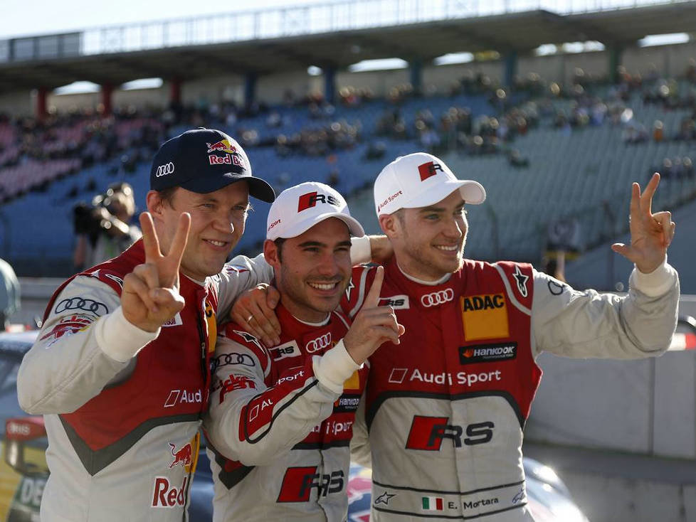 Mattias Ekström, Miguel Molina, Edoardo Mortara