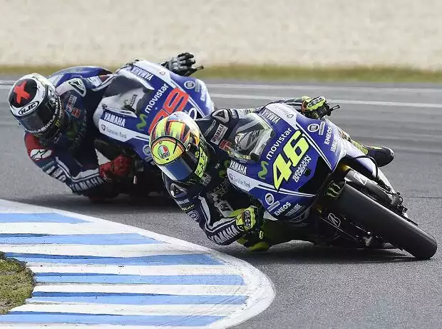 Titel-Bild zur News: Jorge Lorenzo, Valentino Rossi