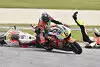 Bild zum Inhalt: Iannone entschuldigt sich nach Unfall bei Pedrosa