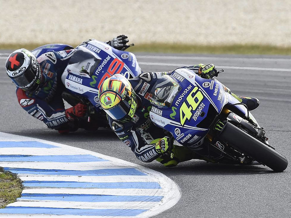 Jorge Lorenzo, Valentino Rossi