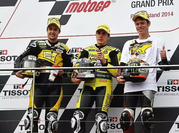 Thomas Lüthi, Maverick Vinales, Esteve Rabat Titel-Bild zur News: Thomas Lüthi, Maverick Vinales, Esteve Rabat