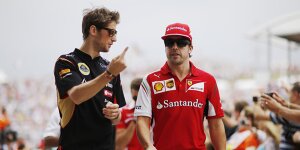 Formel-1-Live-Ticker: Alonso und Grosjean: Lotus im Fokus