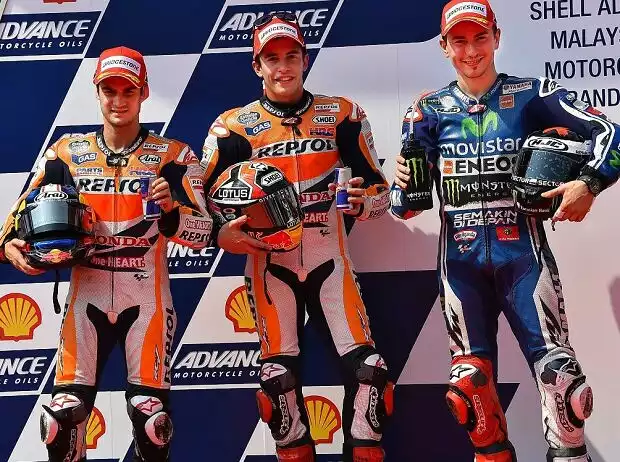 Daniel Pedrosa, Marc Marquez, Jorge Lorenzo Titel-Bild zur News: Daniel Pedrosa, Marc Marquez, Jorge Lorenzo