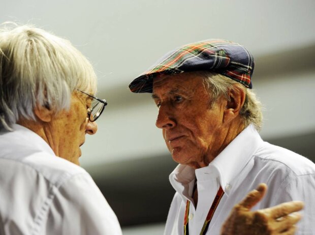 Titel-Bild zur News: Bernie Ecclestone, Jackie Stewart