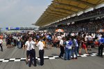 Startaufstellung MotoGP in Sepang