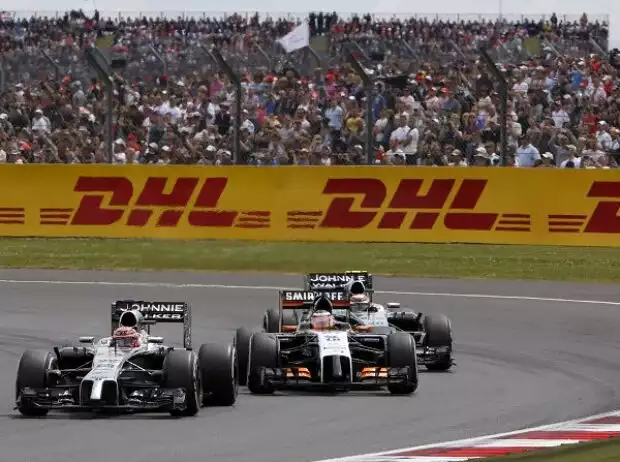 Jenson Button, Nico Hülkenberg, Kevin Magnussen Titel-Bild zur News: Jenson Button, Nico Hülkenberg, Kevin Magnussen