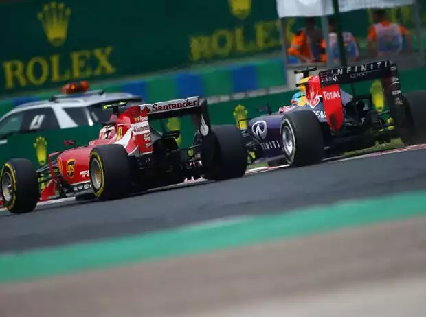 Kimi Räikkönen, Sebastian Vettel Titel-Bild zur News: Kimi Räikkönen, Sebastian Vettel