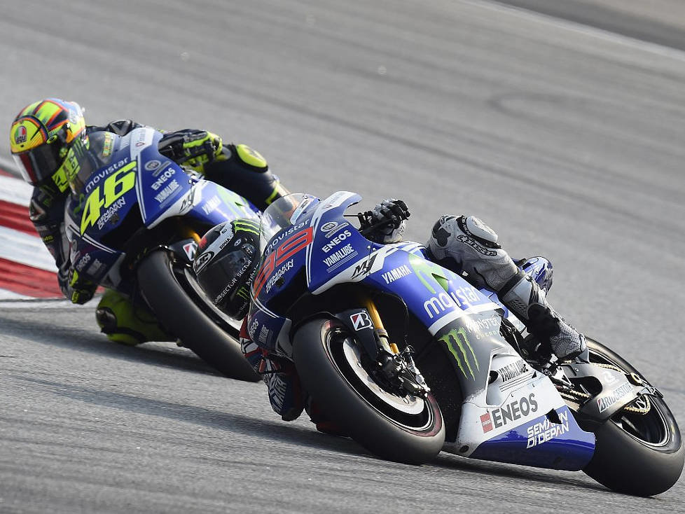 Jorge Lorenzo, Valentino Rossi