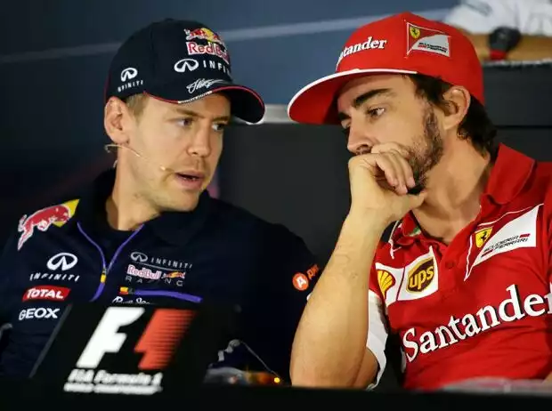 Sebastian Vettel, Fernando Alonso Titel-Bild zur News: Sebastian Vettel, Fernando Alonso
