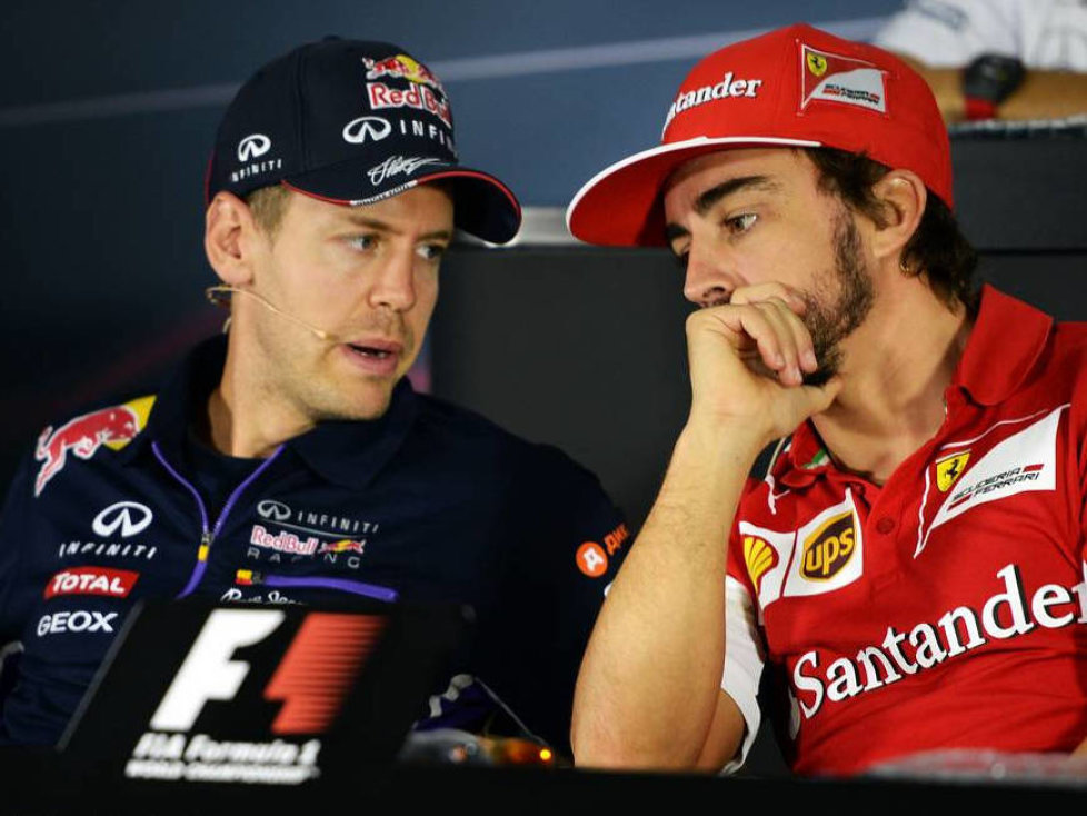 Sebastian Vettel, Fernando Alonso