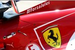 Ferrari gedenkt Jules Bianchi (Marussia) 