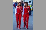 Ferrari-Pressesprecherinnen Stefania Bocchi und Roberta Vallorosi