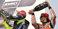 Bild zum Inhalt: Rossi ist der Lieblingsgegner von Marquez