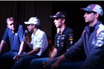 Felipe Massa (Williams), Sergio Perez (Force India) und Esteban Gutierrez (Sauber) 