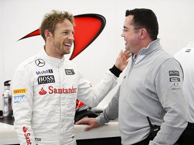 Titel-Bild zur News: Jenson Button, Eric Boullier