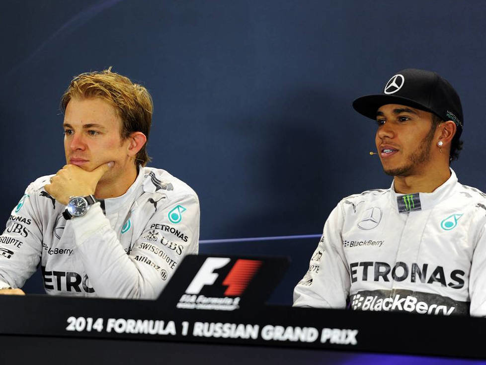 Nico Rosberg, Lewis Hamilton