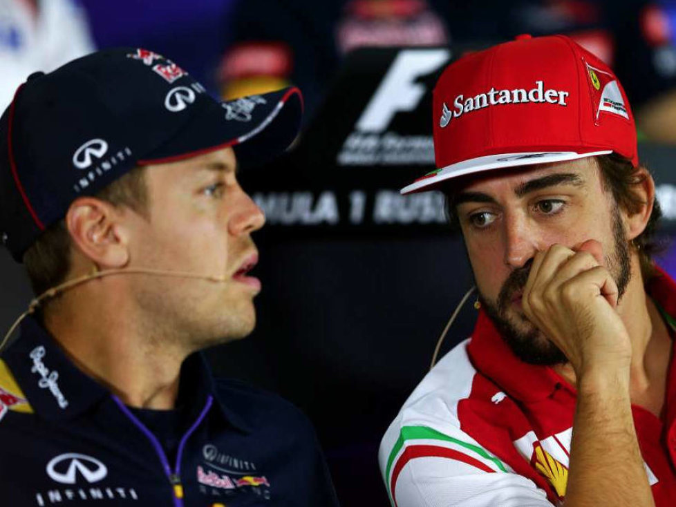 Sebastian Vettel, Fernando Alonso