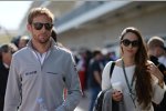 Jenson Button (McLaren) mit Freundin Jessica Michibata 