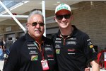 Vijay Mallya und Nico Hülkenberg (Force India) 